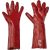 Protective gloves acid resistant red 10/xl