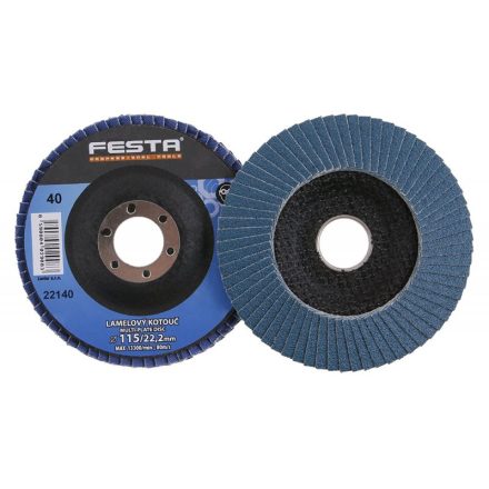 Festa flap disc sanding disc p40 115mm