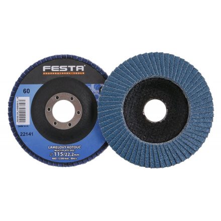 Festa flap disc sanding disc p60 115mm