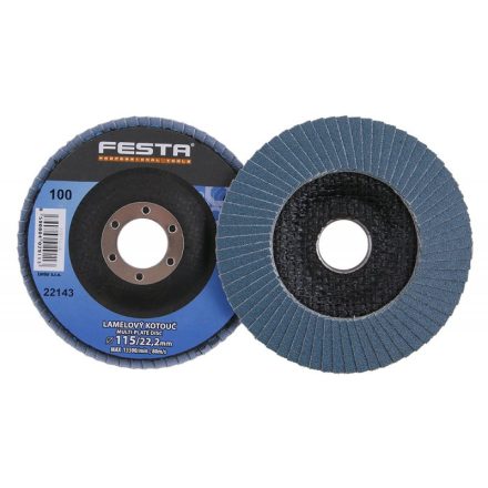 Festa flap disc sanding disc p100 115mm