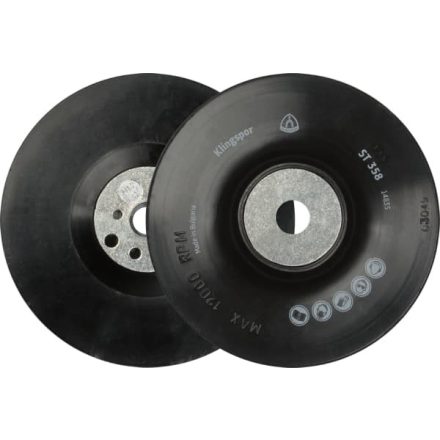 Klingspor rubber disc for bridge disc 115 mm