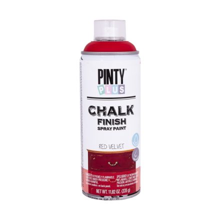 Pinty plus chalk chalk paint spray velvet red 400 ml