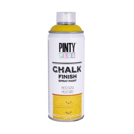 Pinty plus chalk krétafesték spray mustársárga 400 ml