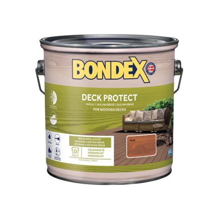 Bondex deck protect faolaj teak 2.5 l