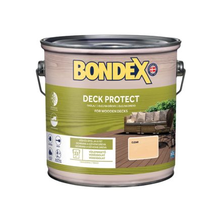 Bondex deck protect faolaj színtelen 2.5 l