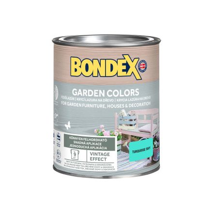 Bondex garden colors türkiz ég 0.75 l