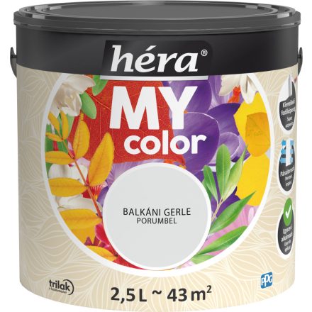 Héra premium interior wall paint balkan geranium 2.5 l
