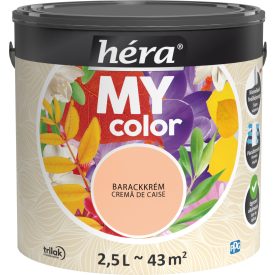Héra my color beltéri falfesték barackkrém 2.5 l