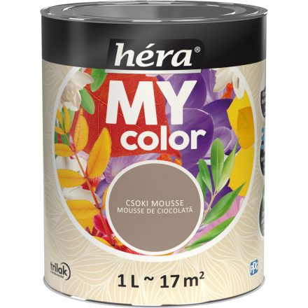 Héra premium interior wall paint chocolate mousse 1 l