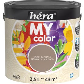 Héra premium interior wall paint chocolate mousse 2.5 l