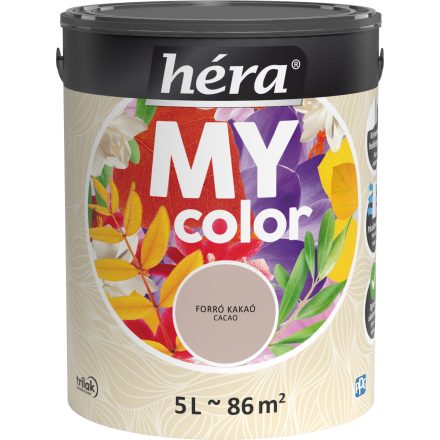 Héra premium interior wall paint hot cocoa 5 l