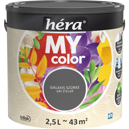 Héra my color beltéri falfesték galaxis szürke 2.5 l