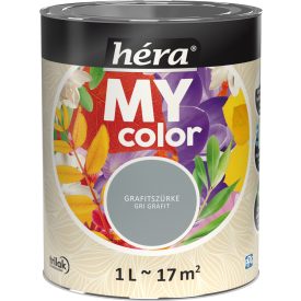 Héra premium interior wall paint graphite grey 1 l