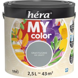 Héra my color beltéri falfesték grafitszürke 2.5 l