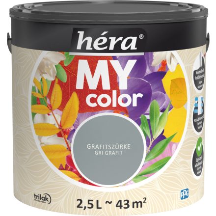 Héra my color beltéri falfesték grafitszürke 2.5 l