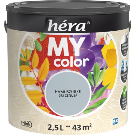 Héra premium interior wall paint ash grey 2.5 l