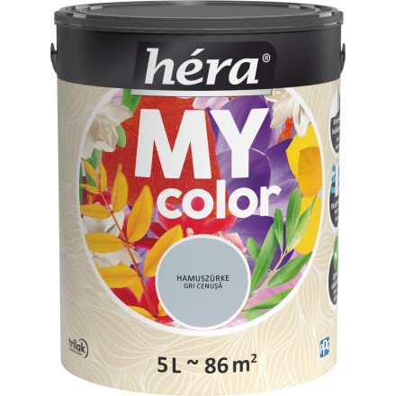 Héra premium interior wall paint ash grey 5 l