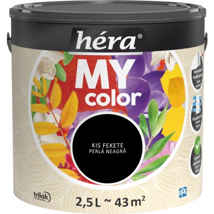 Héra my color beltéri falfesték kis fekete 2.5 l