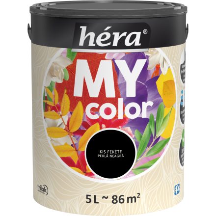 Héra my color beltéri falfesték kis fekete 5 l