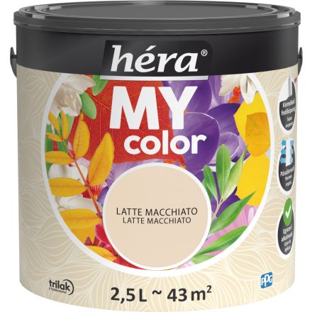 Héra premium interior wall paint latte macchiato 2.5 l