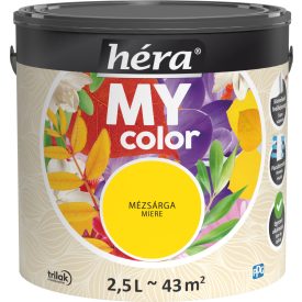 Héra premium interior wall paint honey yellow 2.5 l
