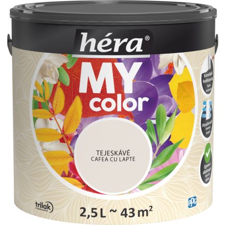 Héra my color beltéri falfesték tejeskávé 2.5 l