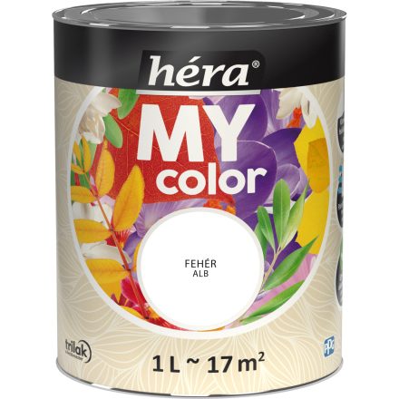 Héra my color beltéri falfesték fehér 1 l