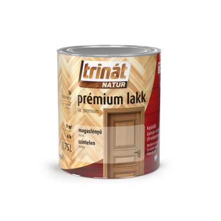 Trinát natúr magasfényű prémium lakk 0.75 l