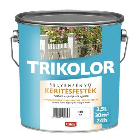 Trikolor silk gloss fence paint white 2.5 l
