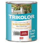 Trikolor silk gloss fence paint english red 0.75 l