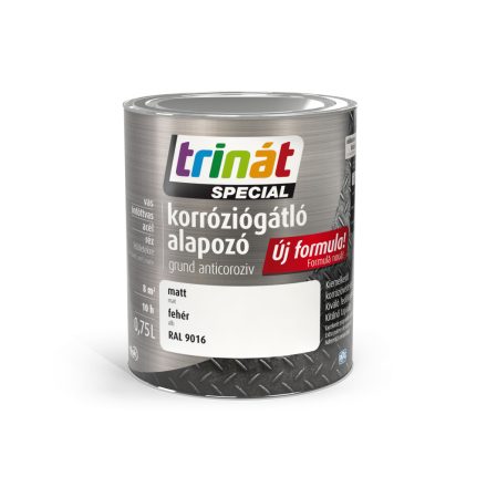 Trinát special korróziógátló alapozó fehér 0.75L