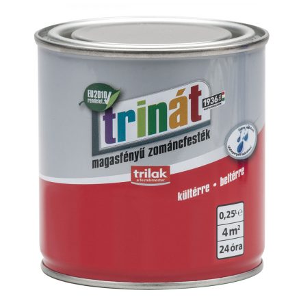 Trinát high gloss enamel paint 400 yellow 0.25 l