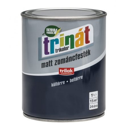 Trinát matt zománcfesték 100 fehér 1 l