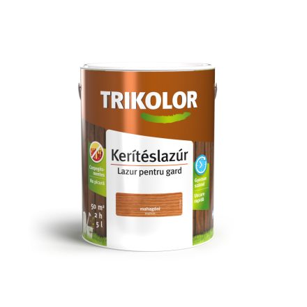 Trikolor kerítéslazúr mahagóni 5 l