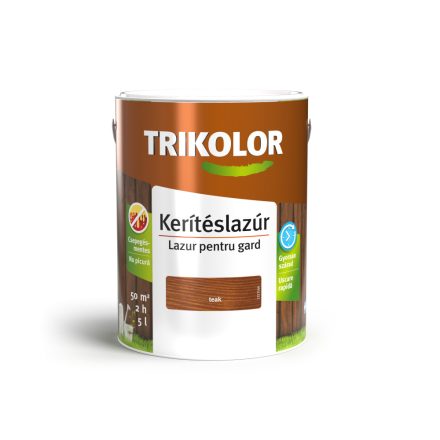 Trikolor kerítéslazúr teak 5 l