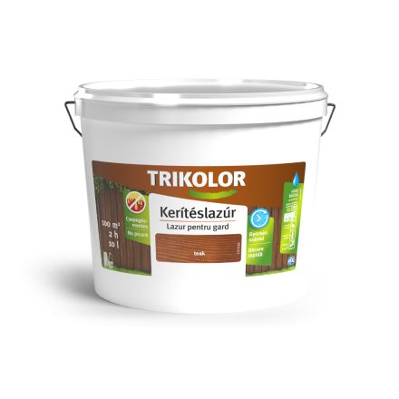 Trikolor kerítéslazúr teak 10 l