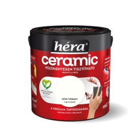   Héra ceramic stain resistant indoor wall paint white snow white 2.5 l