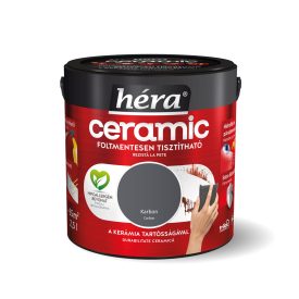 Héra ceramic foltálló beltéri falfesték karbon 2.5 l