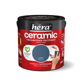 Héra ceramic foltálló beltéri falfesték acélkék 2.5 l