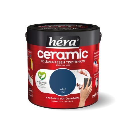 Héra ceramic stain resistant indoor wall paint indigo 2.5 l