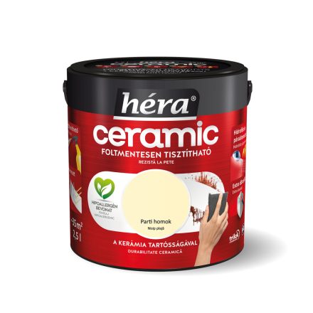 Héra ceramic stain resistant indoor wall paint coastal sand 2.5 l