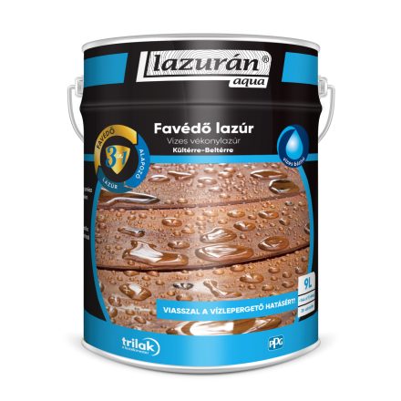 Lazurán Aqua Holzschutzmittel 3 In 1 Palisander 9 L