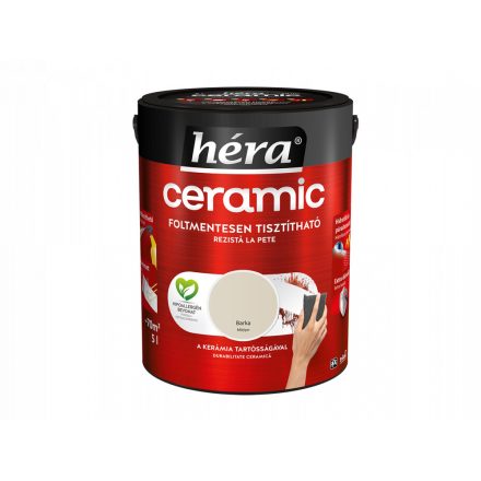 Héra ceramic foltálló beltéri falfesték barka 5 l