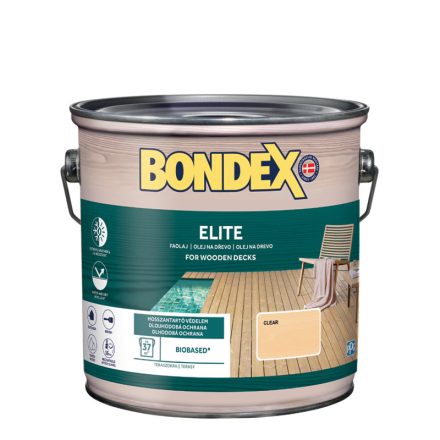 Bondex elite faolaj színtelen 2.5 l