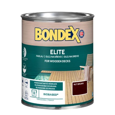 Bondex elite wood oil walnut brown 0.75 l
