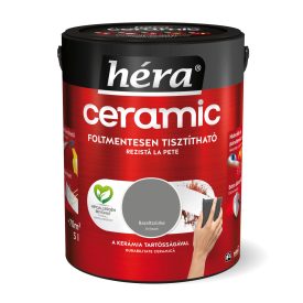   Héra ceramic foltálló beltéri falfesték bazaltszürke 5 l