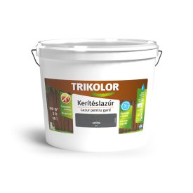 Trikolor kerítéslazúr szürke 10 l