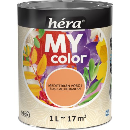 Héra my color beltéri falfesték mediterrán vörös 1 l