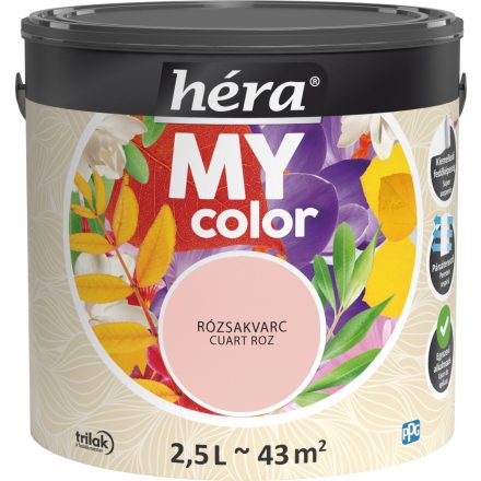 Héra my color beltéri falfesték rózsakvarc 2.5 l