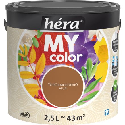 Héra my color beltéri falfesték törökmogyoró 2.5 l